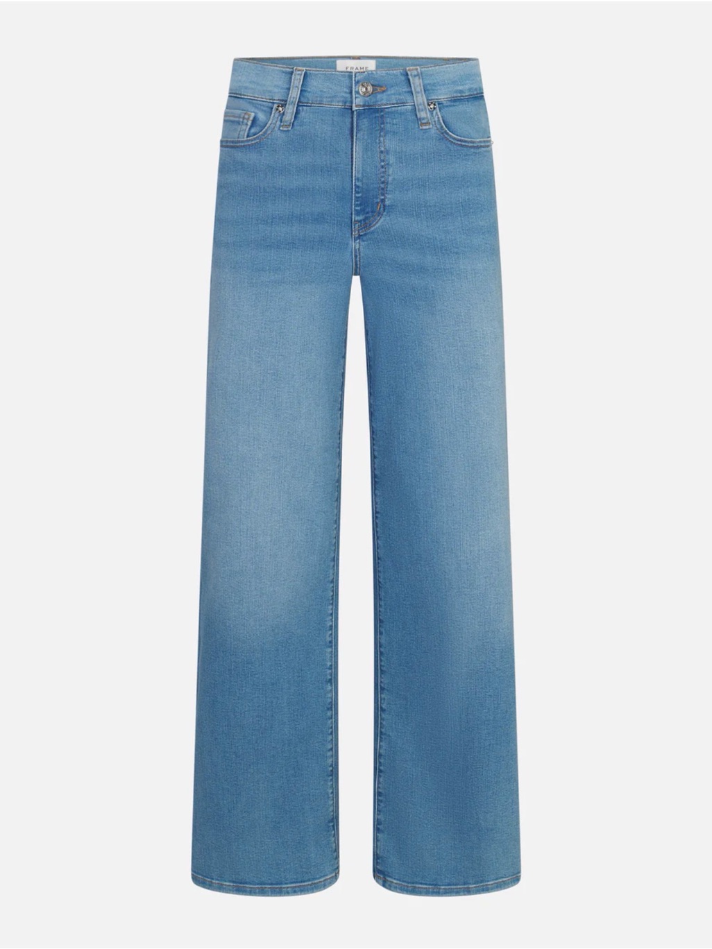 Frame Denim Light Blue Le Slim Palazzo Ankle Jeans
